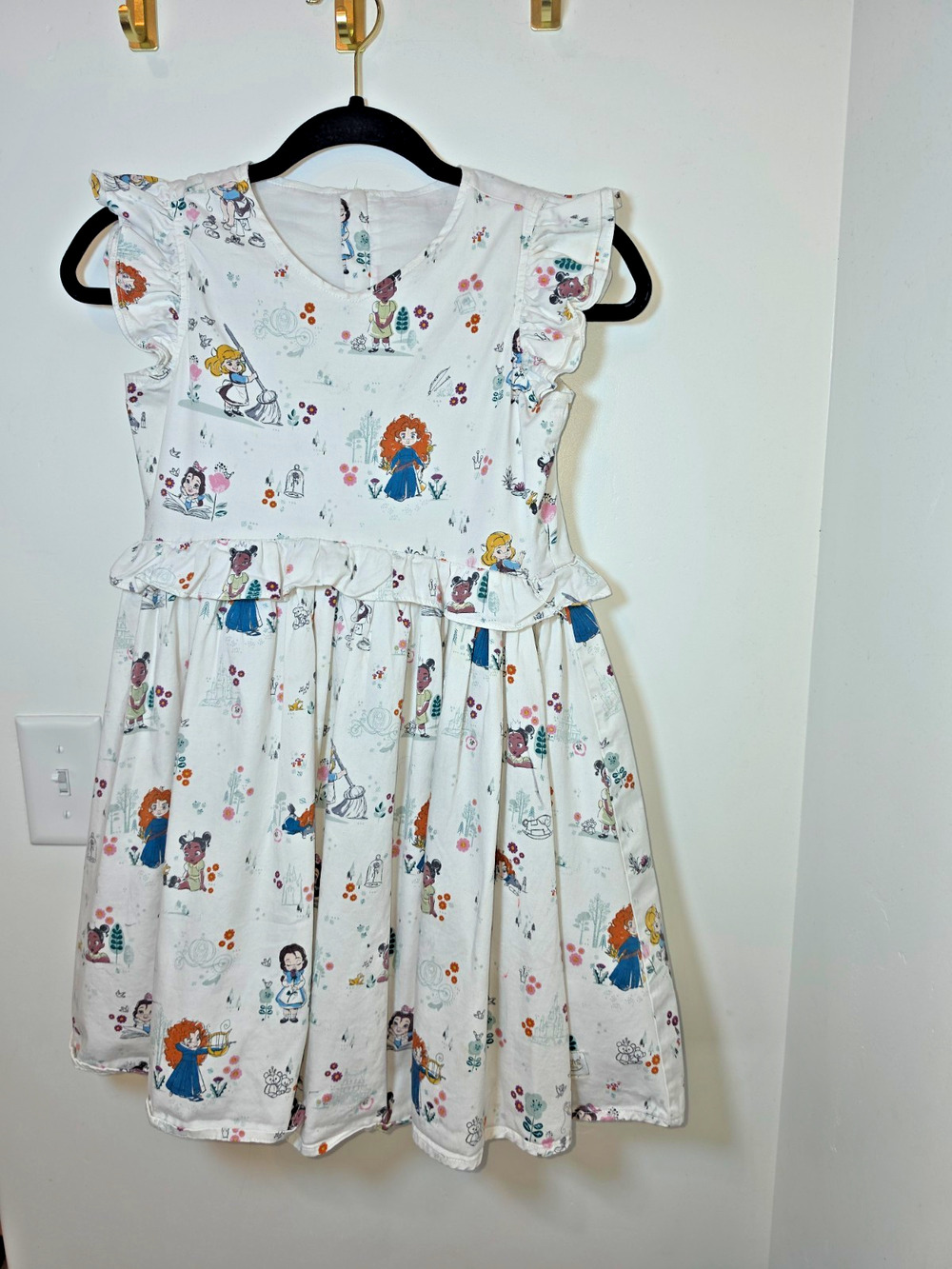 Disney Store Tiana Merida Belle Princess Animators' Collection Dress Sz 9 / 10